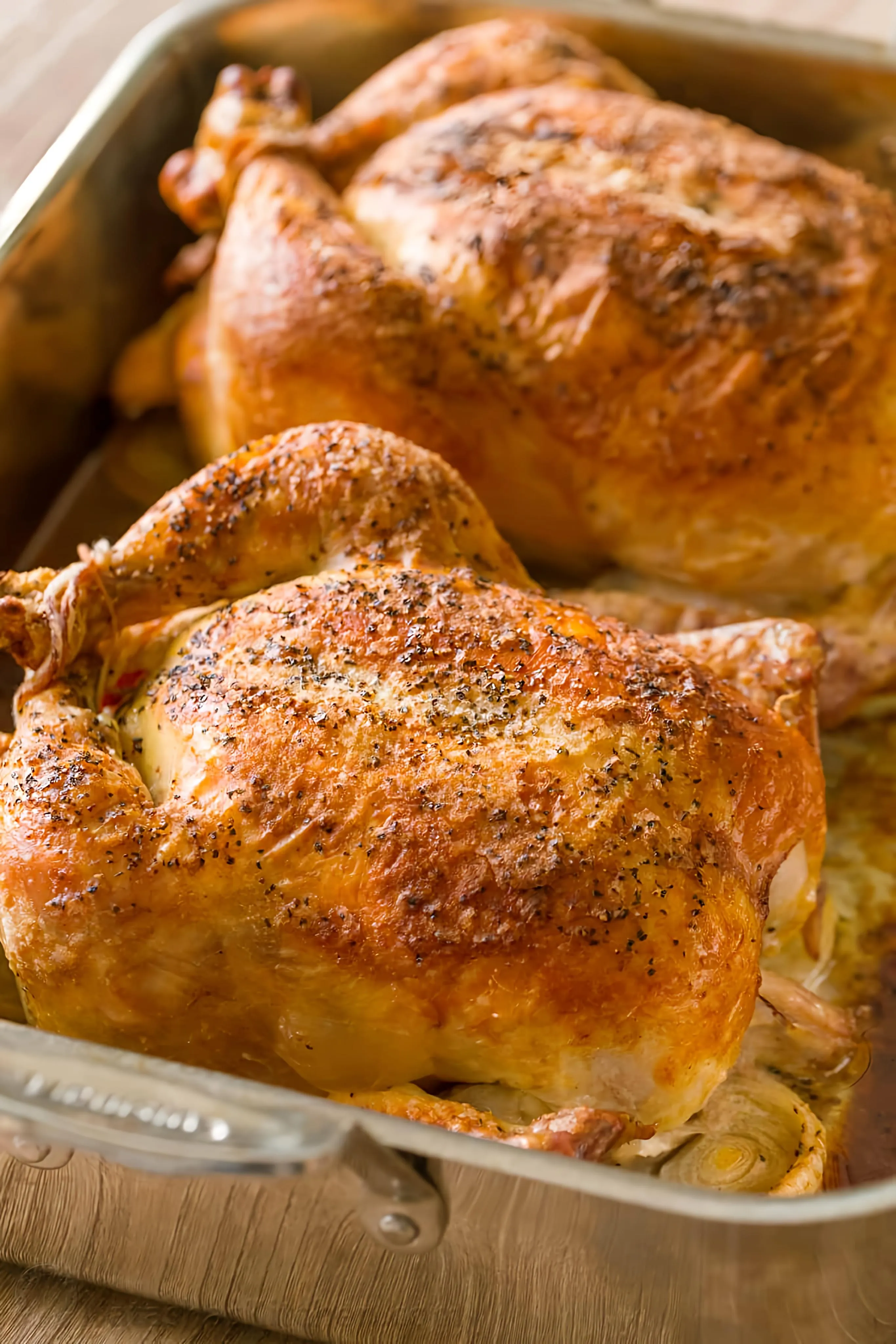 Two Whole Roasted Chickens